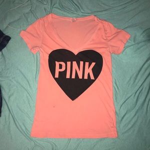 PINK V neck